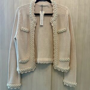 Alice + Olivia Cream Sweater